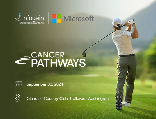 Infogain sponsored the annual microsoft give golf classic